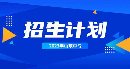 2023年山东中专招生计划